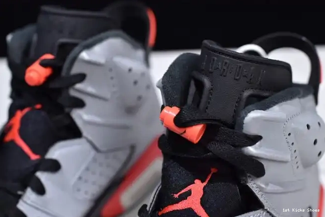 1st Kicks JSP Jordan CI4072-001 6 3M Infrared Air Reflective 0523